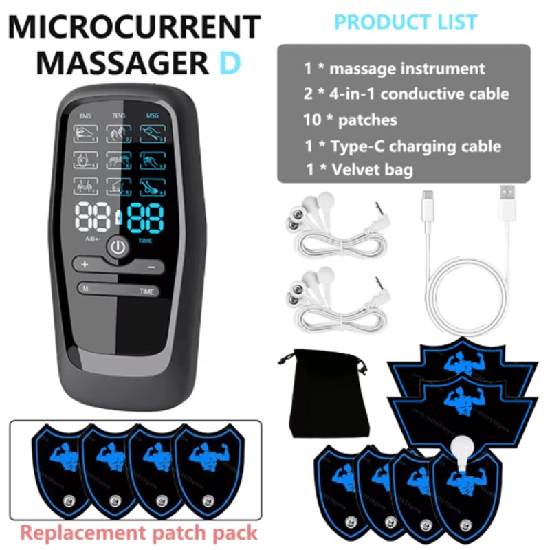 Digital TENS EMS Muscle Stimulator For Body Therapy And Massage 5