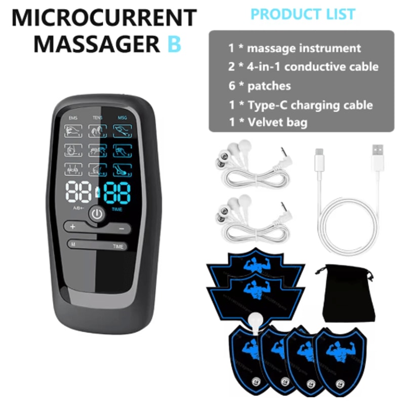 Digital TENS EMS Muscle Stimulator For Body Therapy And Massage 7