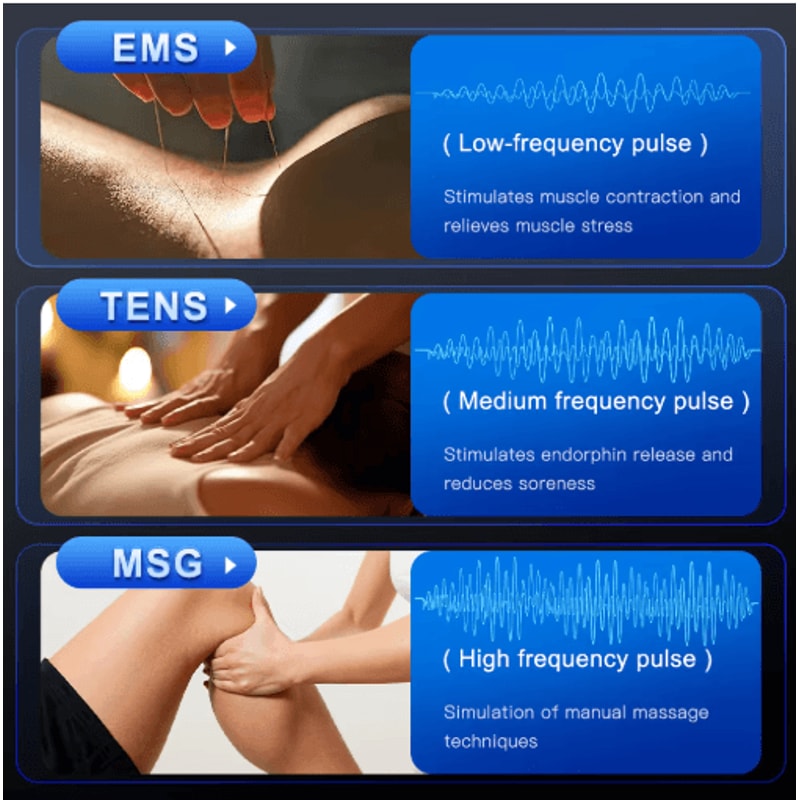 Digital TENS EMS Muscle Stimulator For Body Therapy And Massage 9