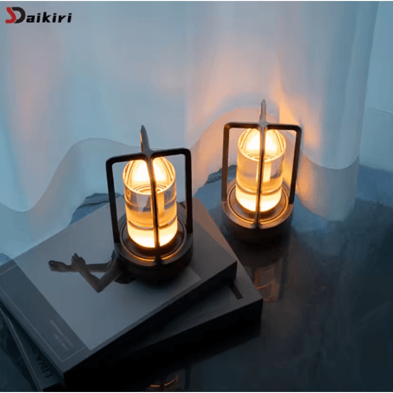 Rechargeable Crystal LED Touch Table Lamp In Aluminum Alloy 0