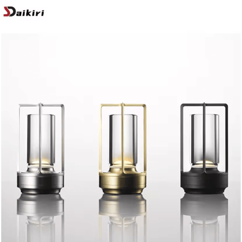 Rechargeable Crystal LED Touch Table Lamp In Aluminum Alloy 4