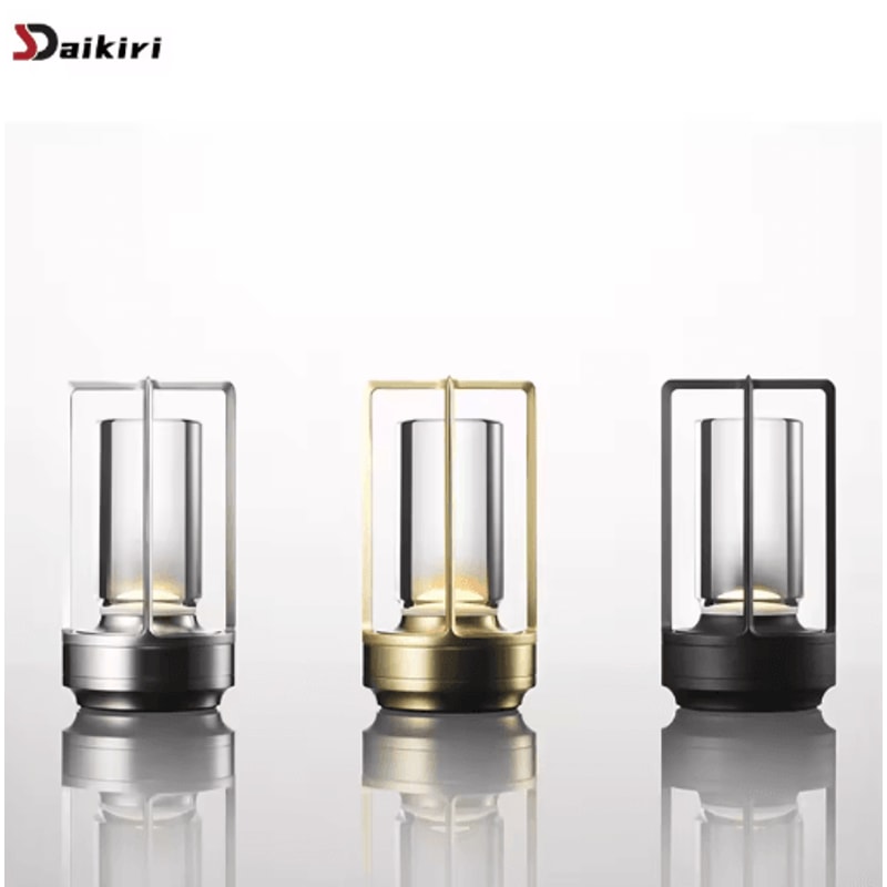 Rechargeable Crystal LED Touch Table Lamp In Aluminum Alloy 4