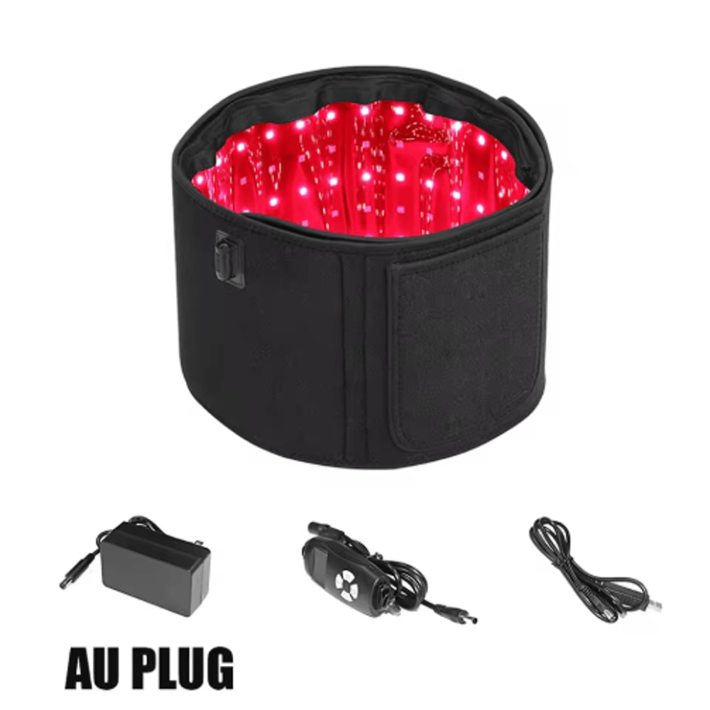 Red Infrared LED Light Therapy Belt With Heat For Face Waist Full Body 4