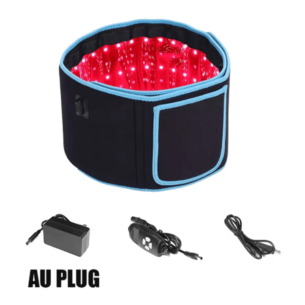 Red Infrared LED Light Therapy Belt With Heat For Face Waist Full Body 6