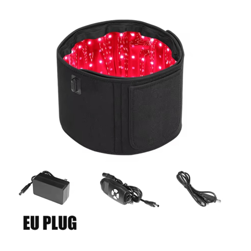 Red Infrared LED Light Therapy Belt With Heat For Face Waist Full Body 8