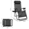 JHK Zero Gravity Portable Recliner Chair Set With Cup Holder Adjustable Pillow 2Pack 7