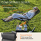 JHK Zero Gravity Portable Recliner Chair Set With Cup Holder Adjustable Pillow 2Pack 8