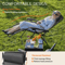 JHK Zero Gravity Portable Recliner Chair Set With Cup Holder Adjustable Pillow 2Pack 8