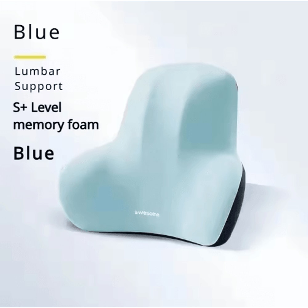 Memory Foam Lumbar Back Cushion For Car Office Gaming Chairs 3