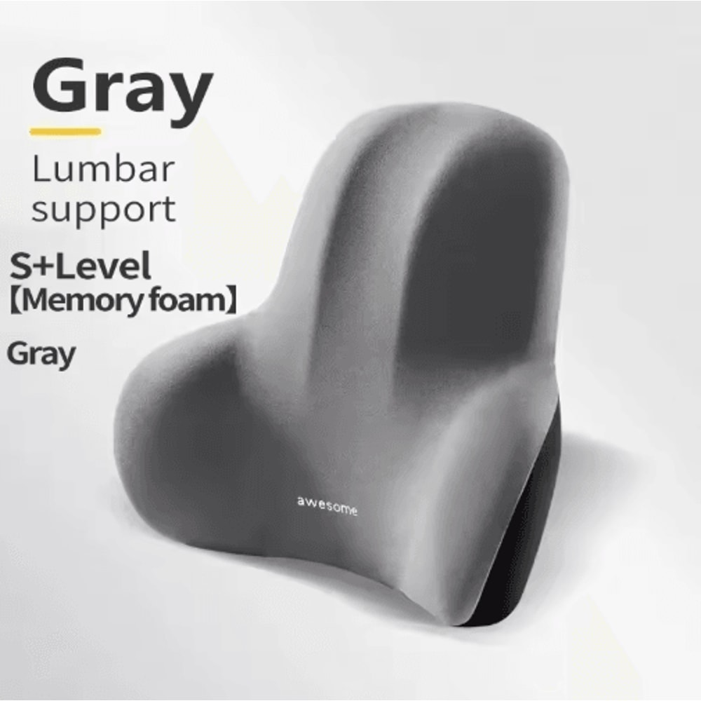 Memory Foam Lumbar Back Cushion For Car Office Gaming Chairs 4