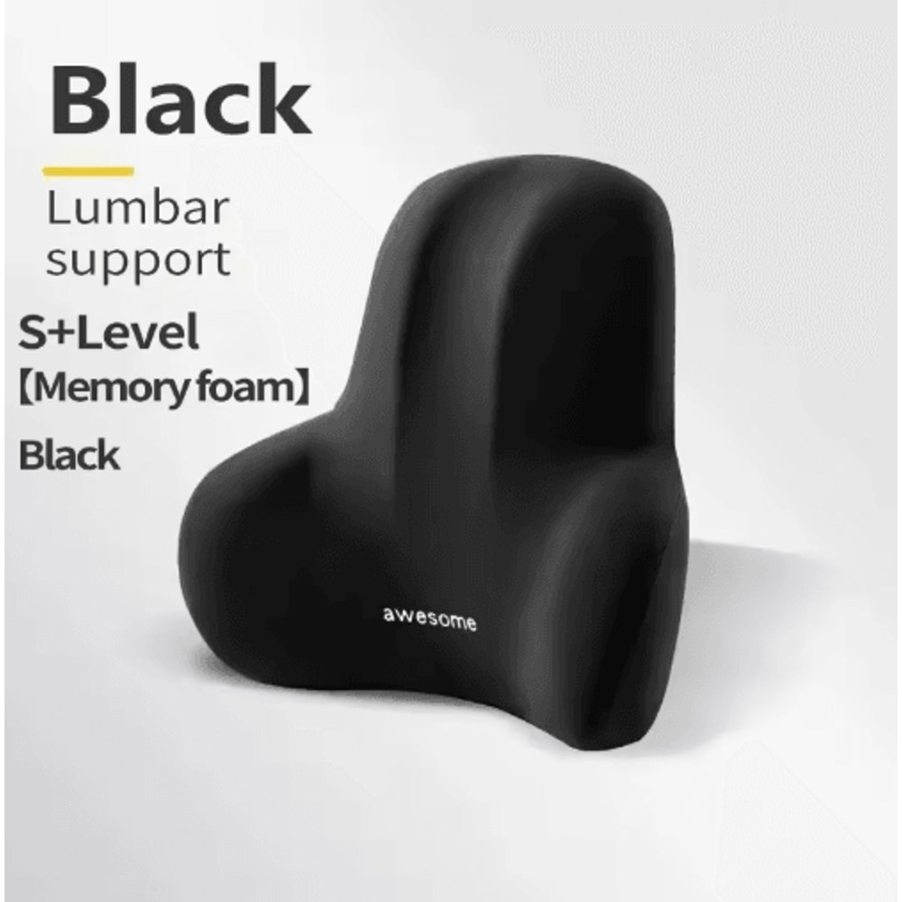 Memory Foam Lumbar Back Cushion For Car Office Gaming Chairs 5