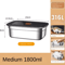 304 Stainless Steel LeakProof Bento Lunch Box For Storage Travel 1