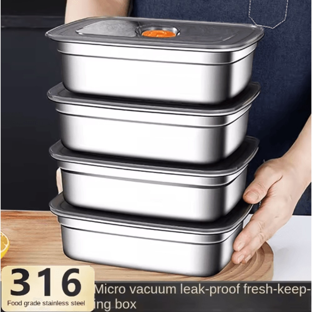304 Stainless Steel LeakProof Bento Lunch Box For Storage Travel 9