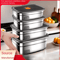 304 Stainless Steel LeakProof Bento Lunch Box For Storage Travel 0