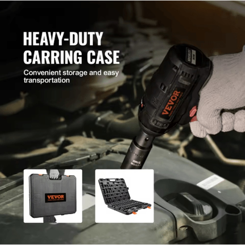 SucceBuy 12 Drive Impact Socket Set 6Point CrV Alloy Steel 2