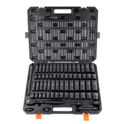 succebuy 1/2" drive impact socket set – 6-point cr-v alloy steel