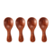 Mini Wooden Spice Coffee Spoons Set 4Piece Short Handle 2