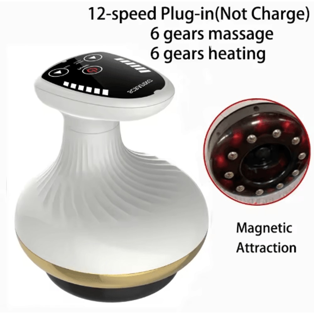 Electric Meridian Massage Brush For Body Dredging Cupping Scraping 1