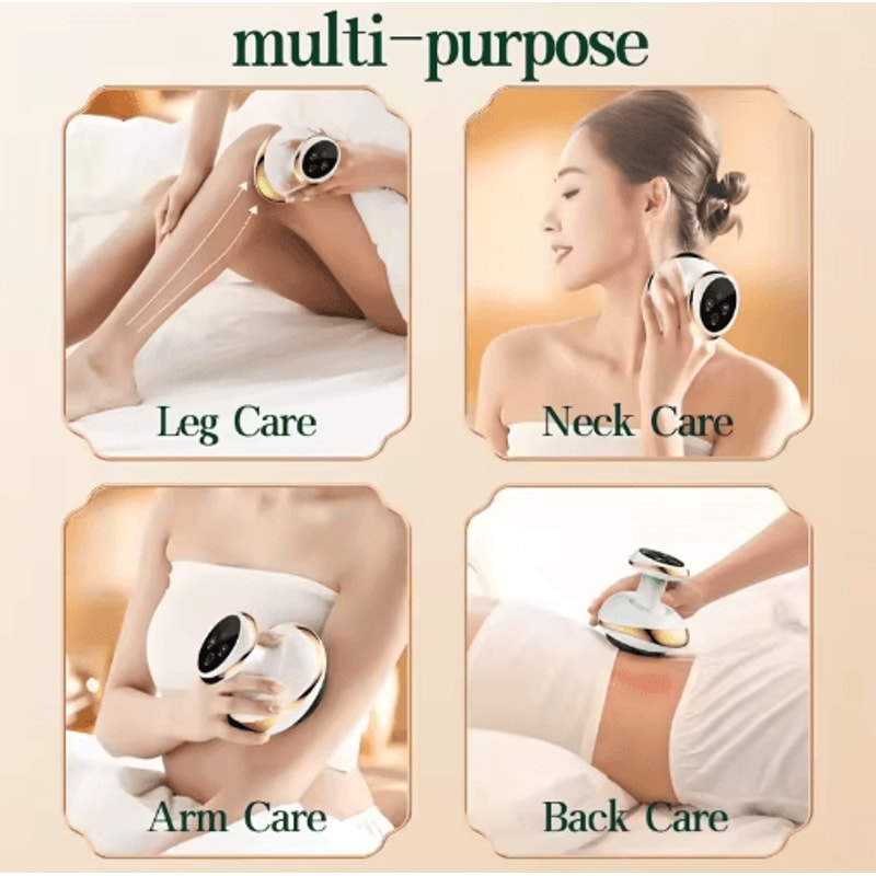 Electric Meridian Massage Brush For Body Dredging Cupping Scraping 6