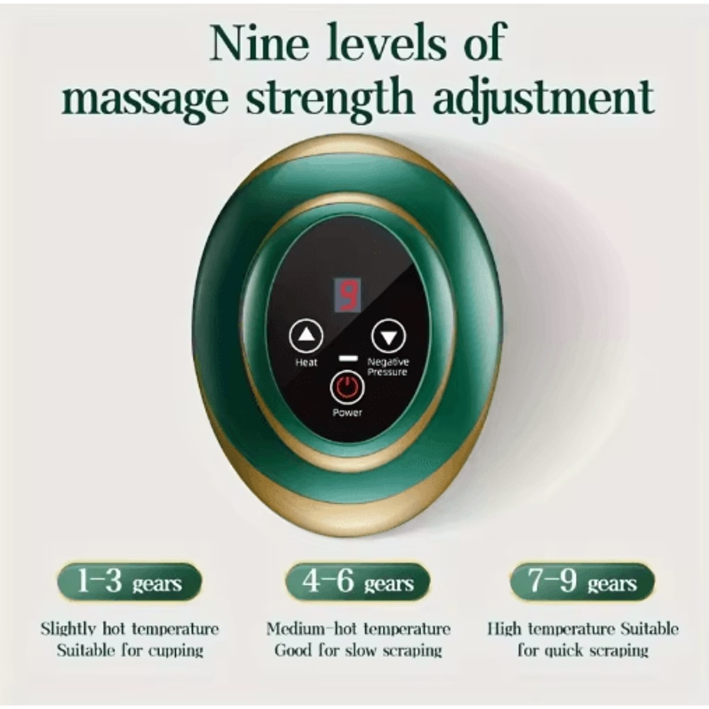 Electric Meridian Massage Brush For Body Dredging Cupping Scraping 8