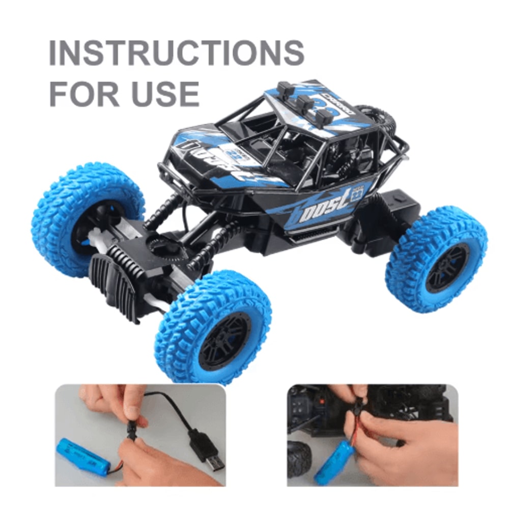 Remote Control OffRoad Toy Car With Colorful Flashing Lights 3