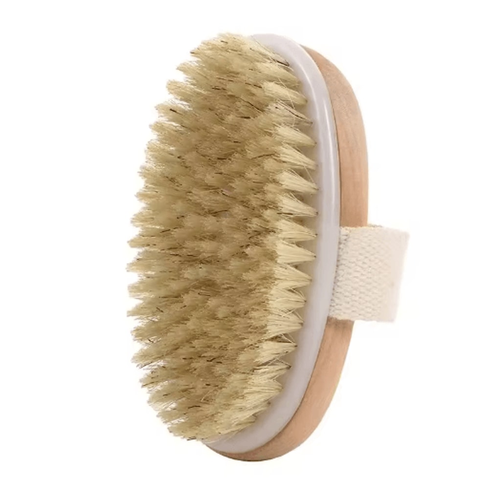 2in1 Dry Skin Body Massage Brush With Natural Bristles 7