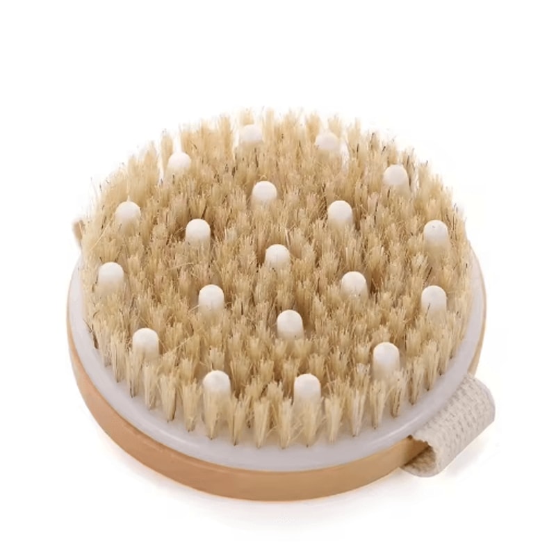 2in1 Dry Skin Body Massage Brush With Natural Bristles 9