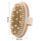 2in1 Dry Skin Body Massage Brush With Natural Bristles 11