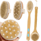 2in1 Dry Skin Body Massage Brush With Natural Bristles 14