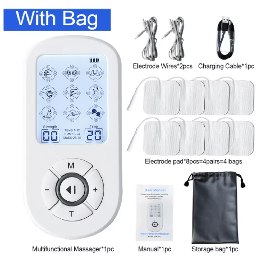 12Mode LowFrequency TENS EMS Muscle Stimulator Pulse Massager 2