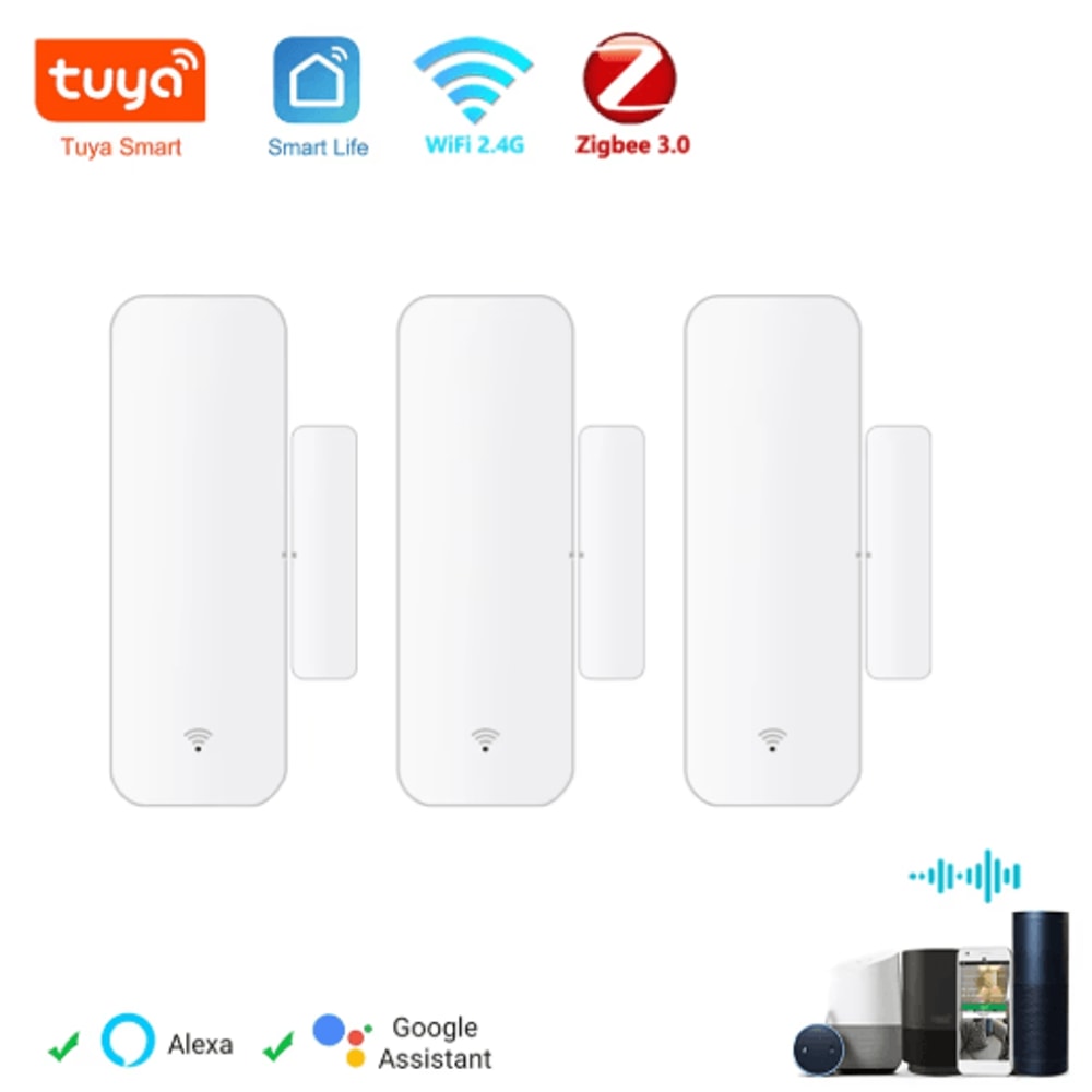 Tuya WiFi Zigbee Smart Door Window Contact Sensor 9