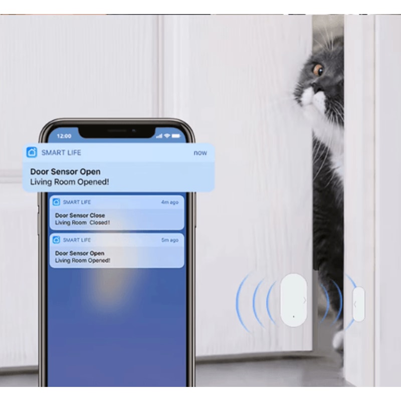 Tuya WiFi Zigbee Smart Door Window Contact Sensor 6