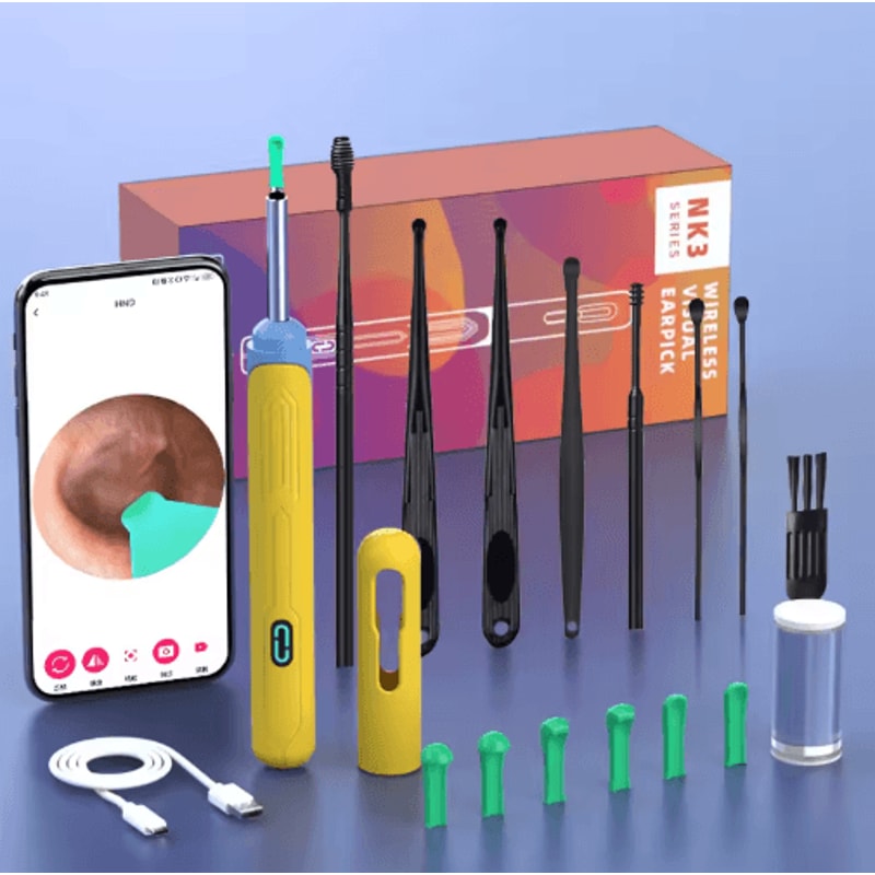 NK3 Pro Ear Cleaner With Camera HD Visual Otoscope Ear Cleaning Set 1