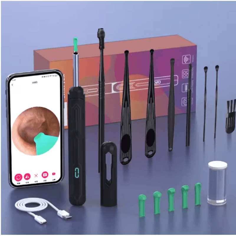 NK3 Pro Ear Cleaner With Camera HD Visual Otoscope Ear Cleaning Set 3