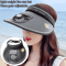 Breathable Cooling Fan Sun Visor Hat With USB Rechargeable Fan 9