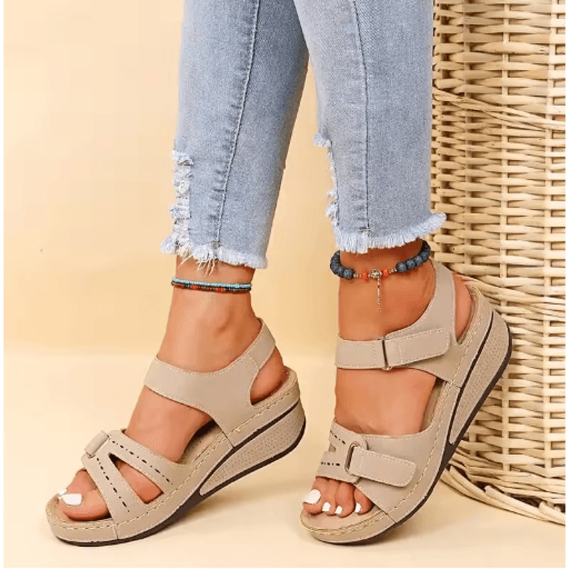 Summer Wedge Sandals For Women With Lightweight Platform And Non Slip Sole 1