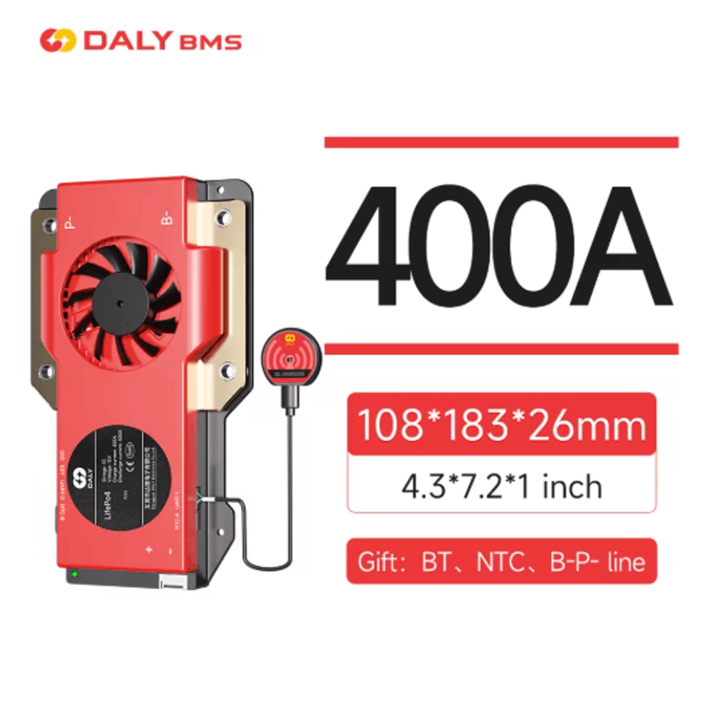 DALY Smart LiFePO4 BMS Board With Bluetooth And CAN Communication 10