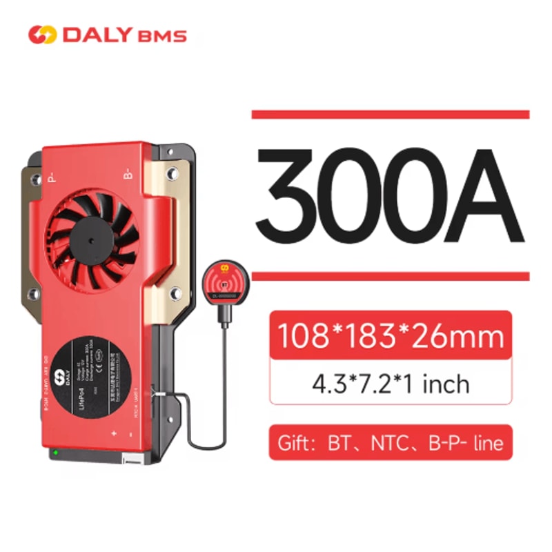 DALY Smart LiFePO4 BMS Board With Bluetooth And CAN Communication 11