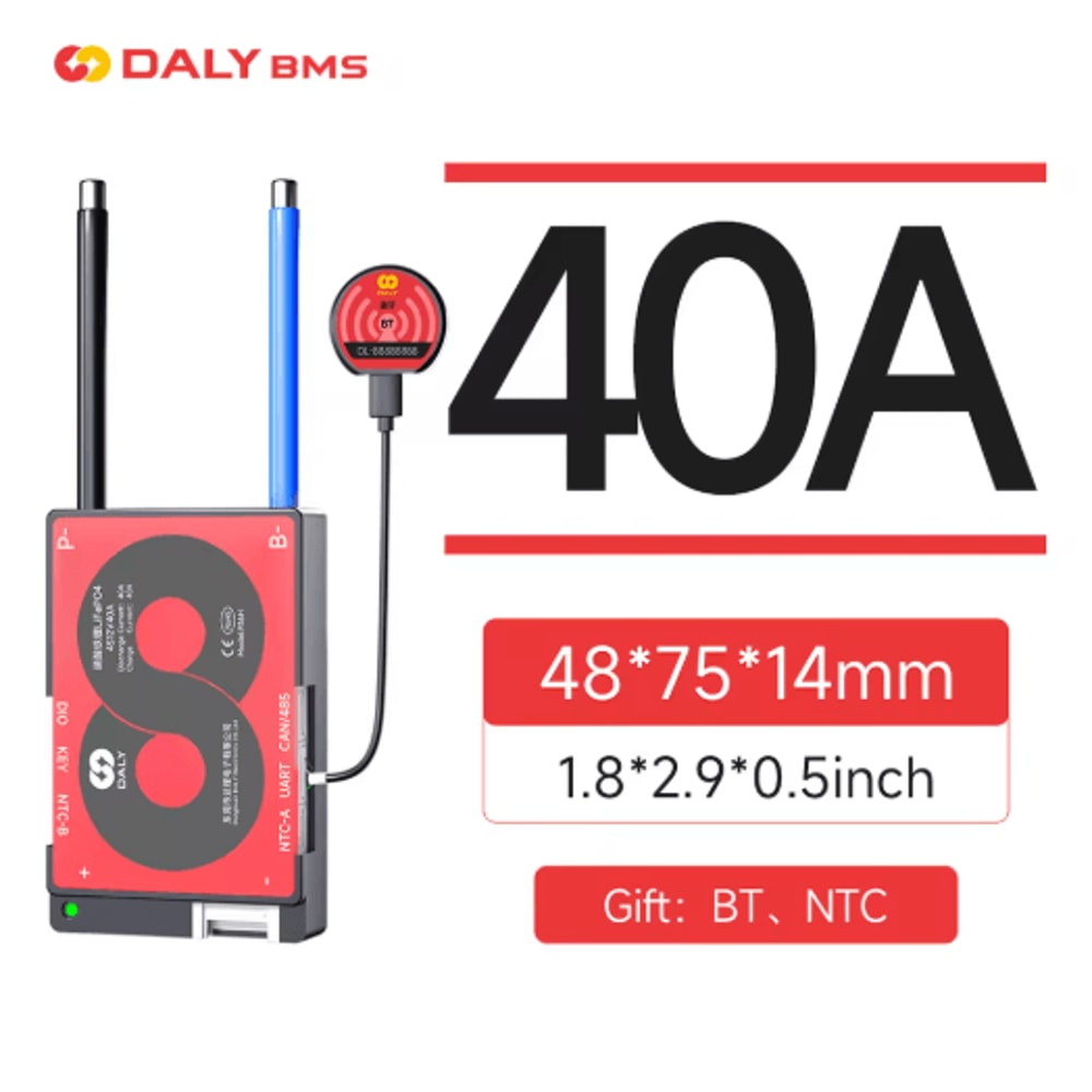 DALY Smart LiFePO4 BMS Board With Bluetooth And CAN Communication 7