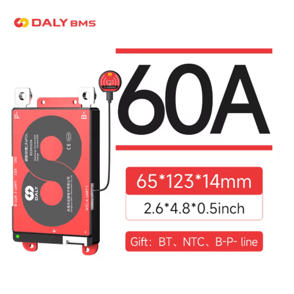 DALY Smart LiFePO4 BMS Board With Bluetooth And CAN Communication 16