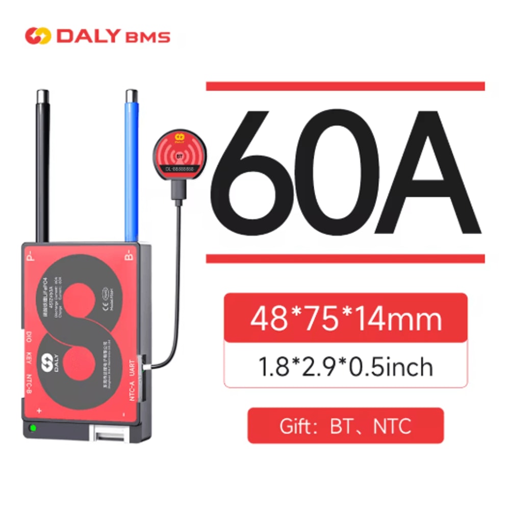 DALY Smart LiFePO4 BMS Board With Bluetooth And CAN Communication 17