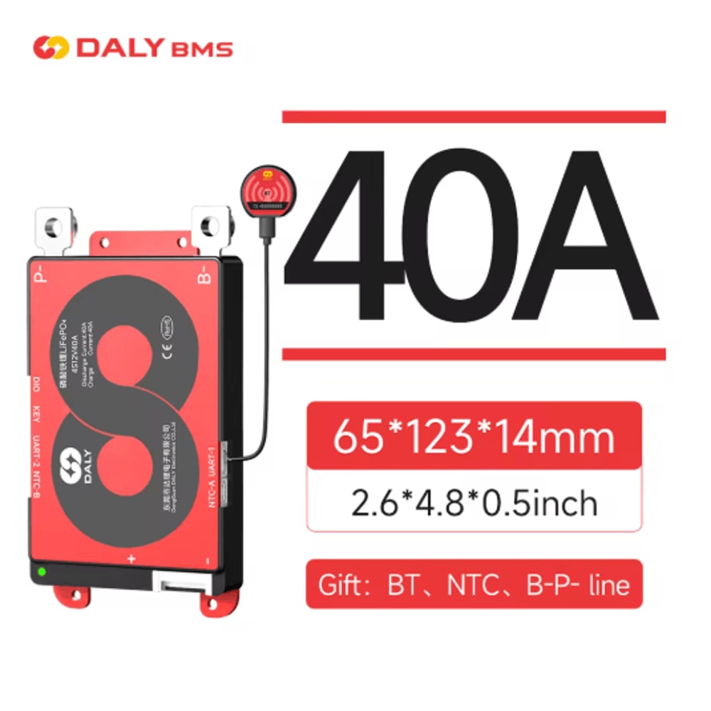 DALY Smart LiFePO4 BMS Board With Bluetooth And CAN Communication 18