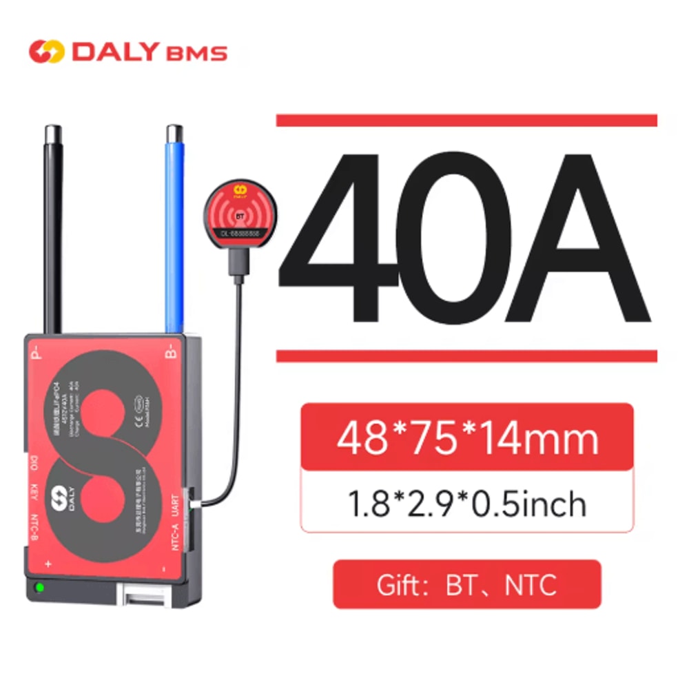 DALY Smart LiFePO4 BMS Board With Bluetooth And CAN Communication 19