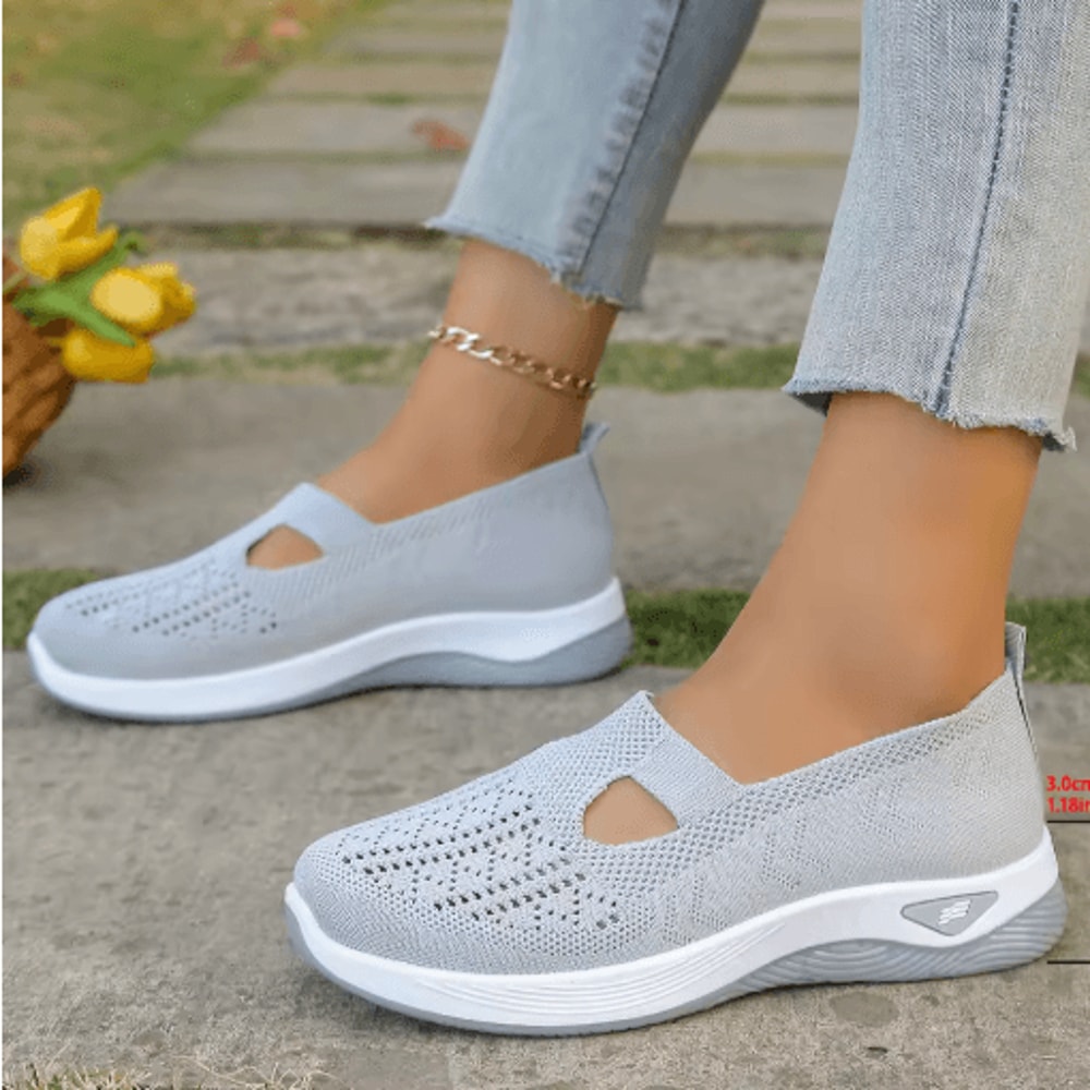 Womens Casual Lightweight Flat Sneakers For Summer And All Seasons 6