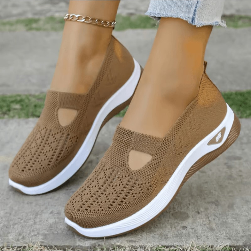 Womens Casual Lightweight Flat Sneakers For Summer And All Seasons 8