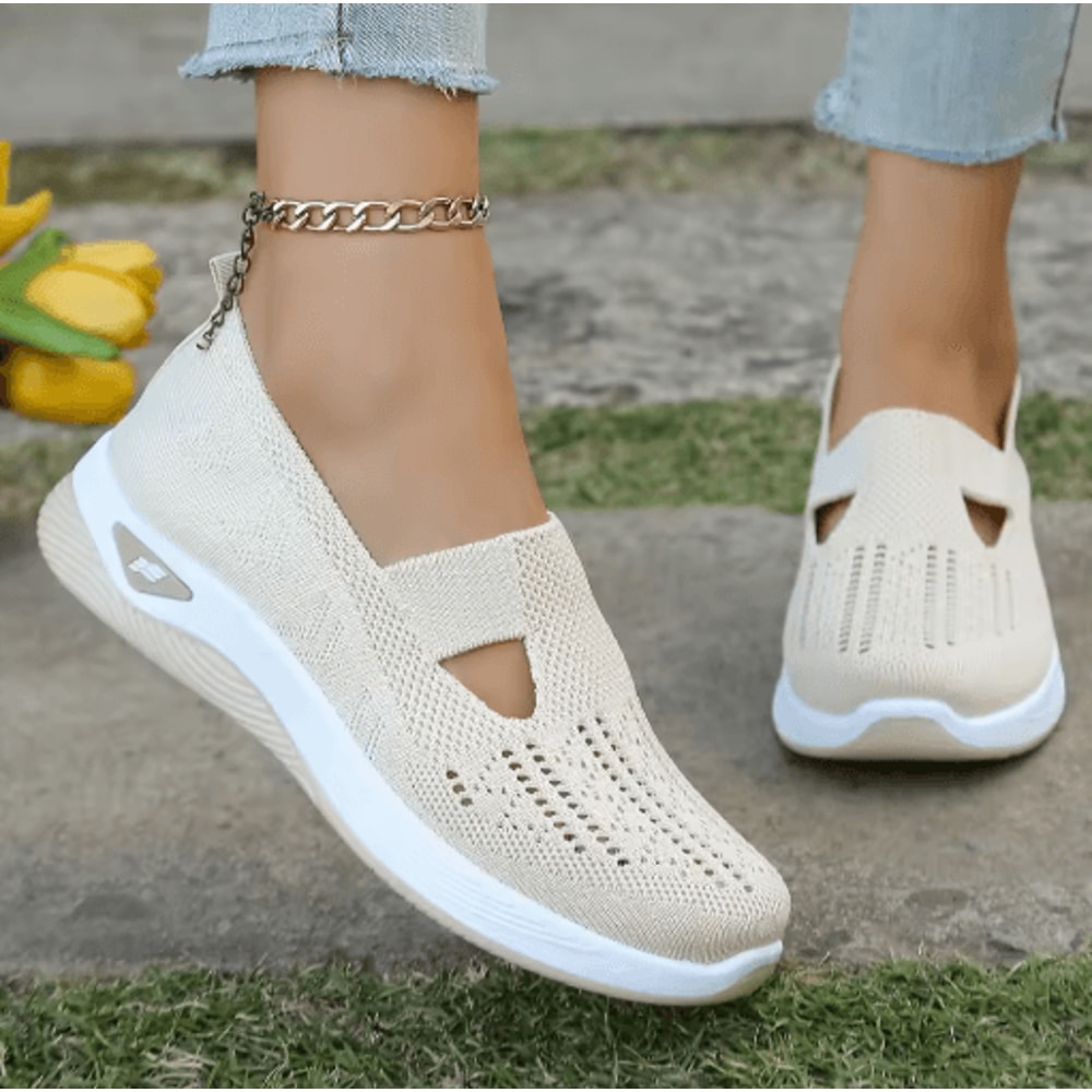 Womens Casual Lightweight Flat Sneakers For Summer And All Seasons 11