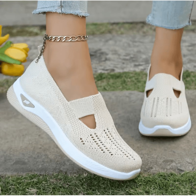 Womens Casual Lightweight Flat Sneakers For Summer And All Seasons 11