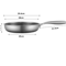 LMETJMA Stainless Steel Honeycomb Nonstick Frying Pan With Lid 1
