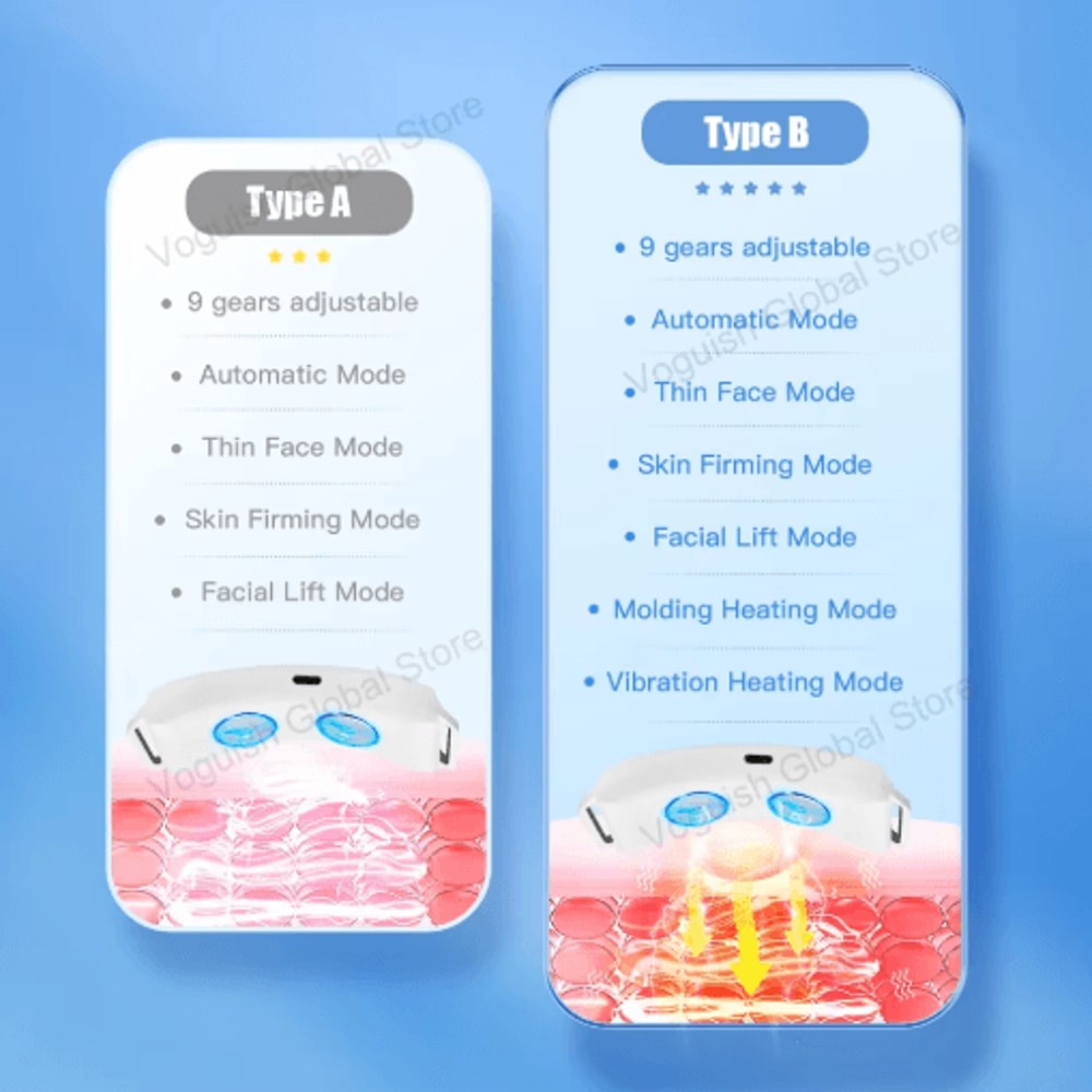 EMS Facial Lifting Massager With Microcurrent For Firming VFace Care 4