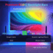 RGBIC LED Backlight Strip For PC TV With Color Sync App Control Music Mode 6